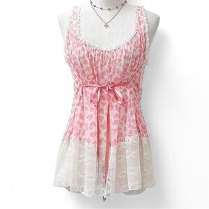 Victoria secret pink babydoll top dress